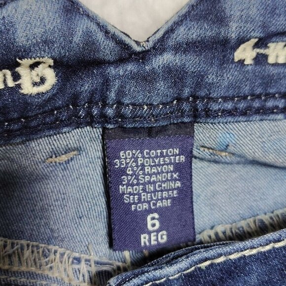 Rythm and Blues Women's Jeans Size 6 Reg Dark Wash 4 Way Stretch - Picture 4 of 9